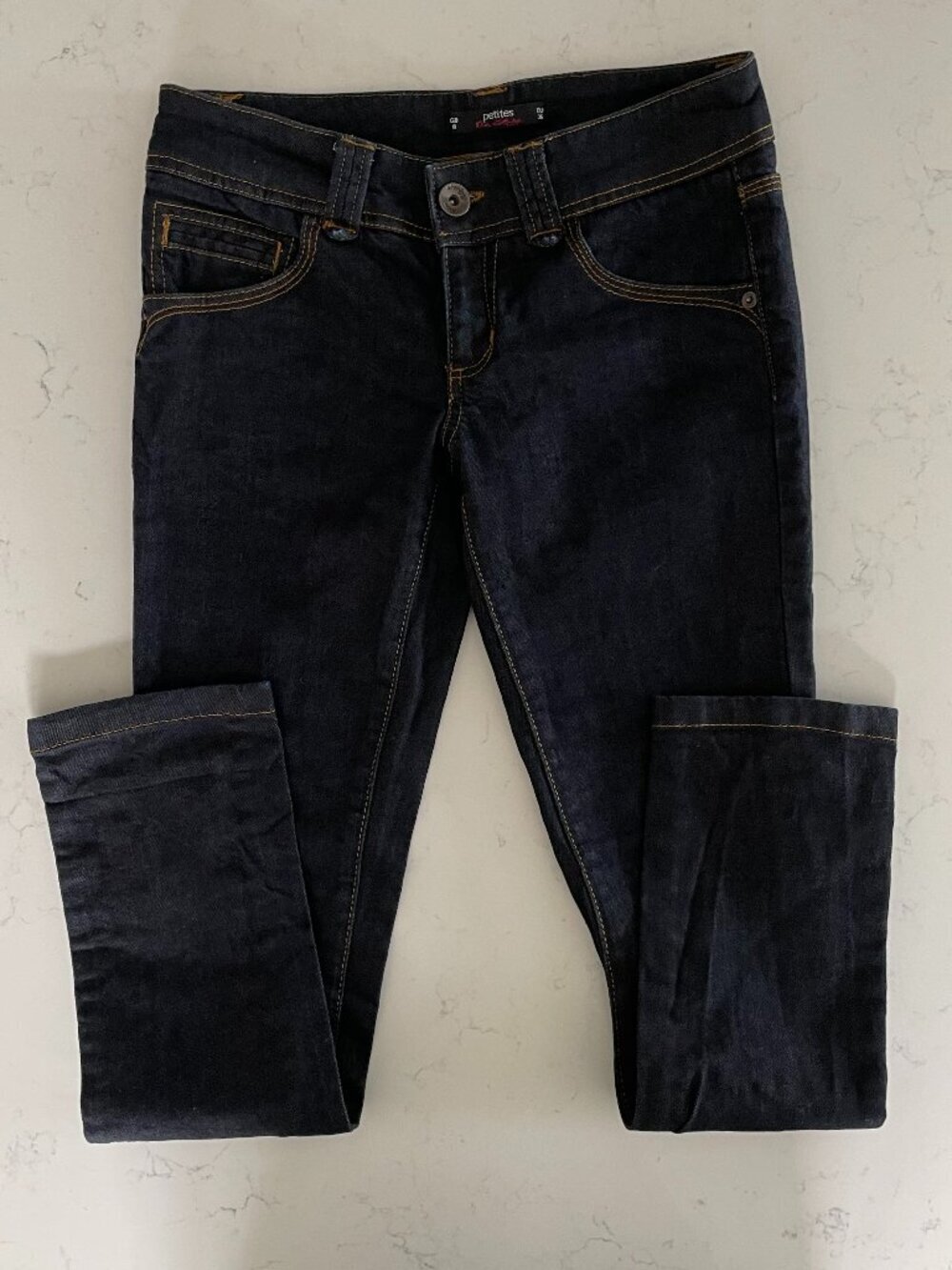 Miss Selfridge Petites 5 Pocket Dk Wash L Rise Cotton Skinny Jeans Blue 36EU GB8